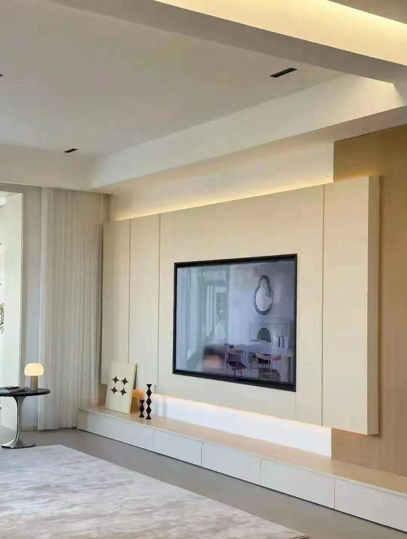 奶油风之家，几何碰撞出高级空间节奏感 - 家居知识