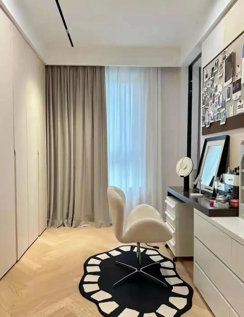 奶油风之家，几何碰撞出高级空间节奏感 - 家居知识