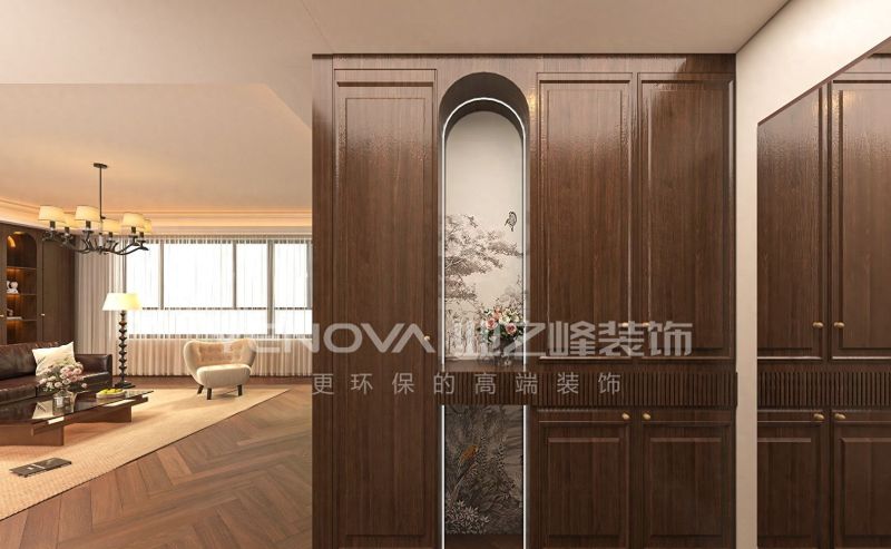 唐山陕建唐沣壹号院202㎡美式风格装修案例展示 | 业之峰装饰