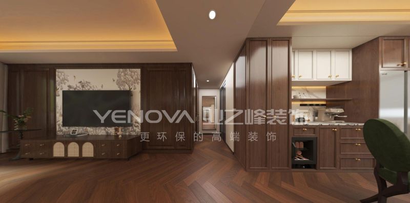 唐山陕建唐沣壹号院202平方米美式风格装修效果案例|业之峰装饰​ - 家居知识