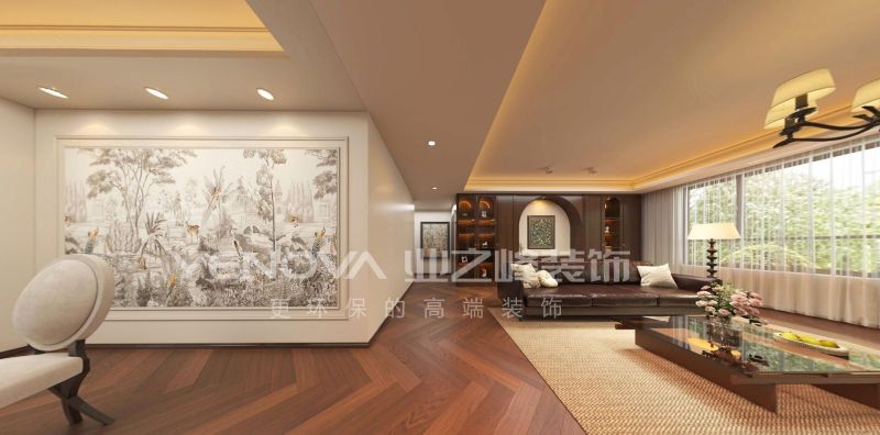 唐山陕建唐沣壹号院202平方米美式风格装修效果案例|业之峰装饰​ - 家居知识