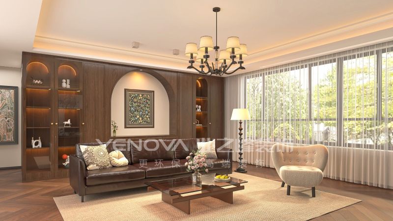 唐山陕建唐沣壹号院202平方米美式风格装修效果案例|业之峰装饰​ - 家居知识