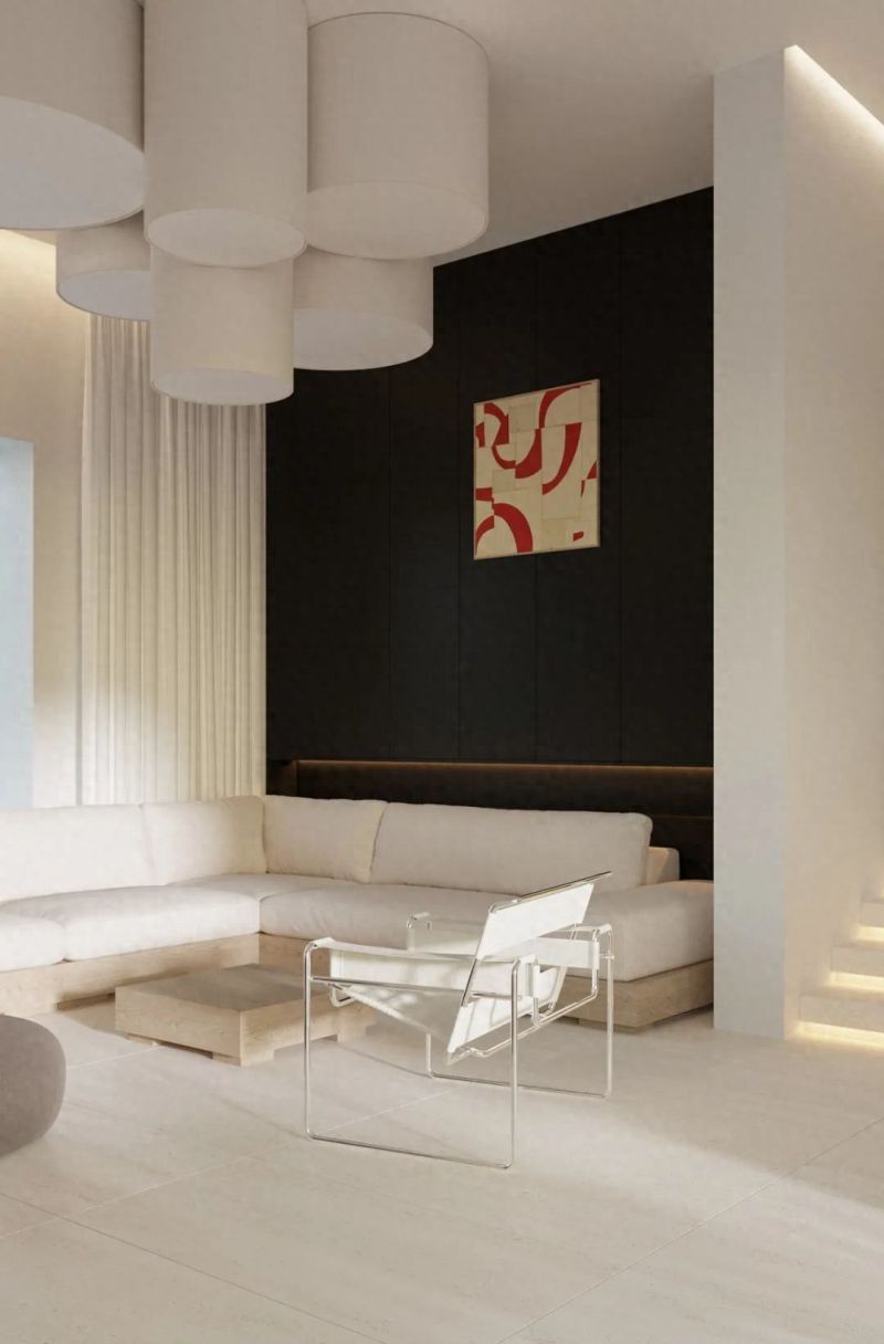 182㎡极简风大宅，诠释纯粹高级感