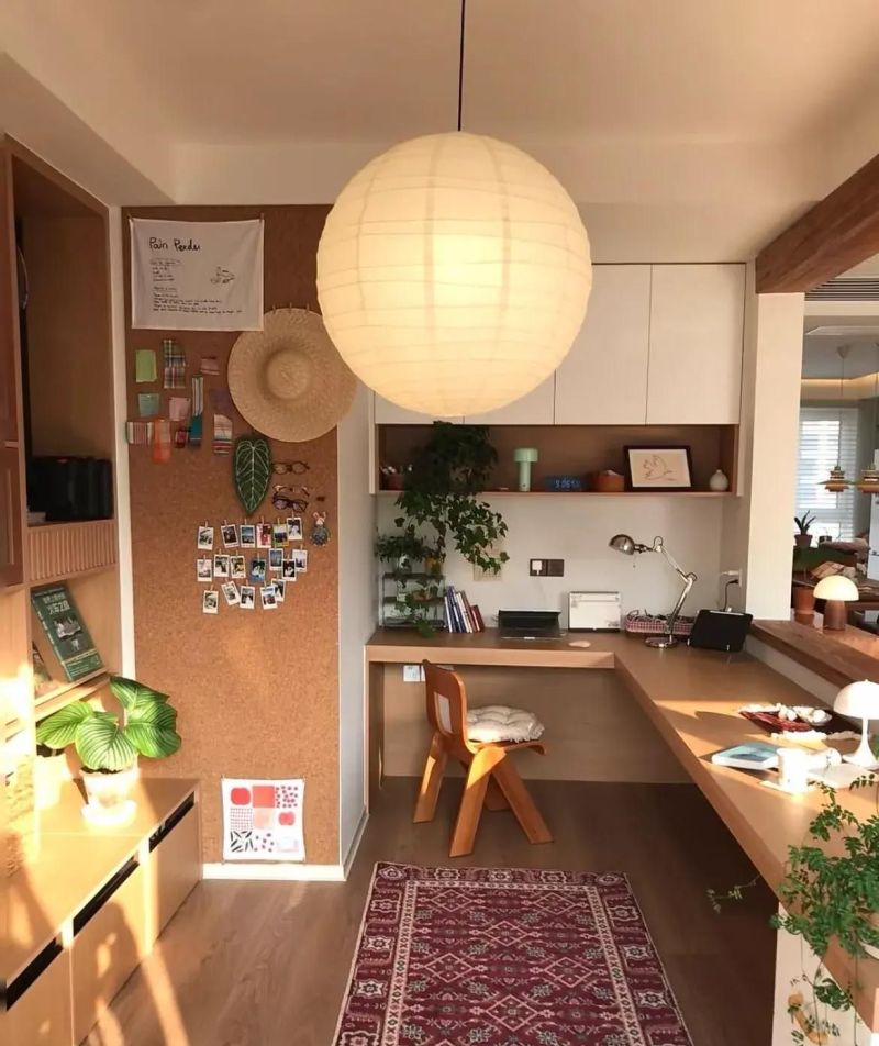 拒绝过度装修，全屋大白墙加原木，反而美哭了 - 家居知识