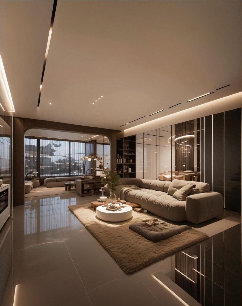 160平轻奢风豪宅，惊艳全小区成打卡景点！