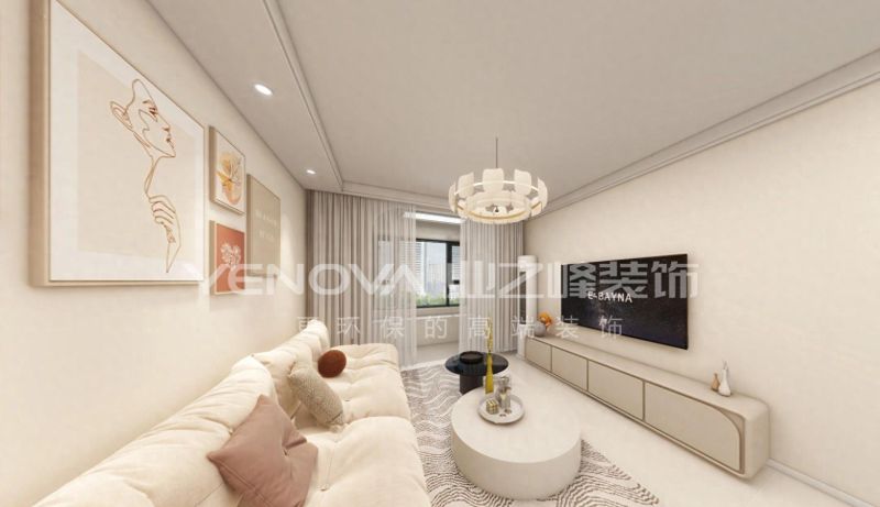 105㎡奶油风新家！唐山金域蓝湾温馨装修实景曝光