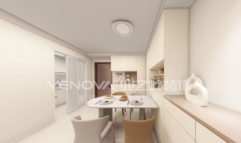 唐山金域蓝湾105平方米奶油风格装修效果案例|业之峰装饰 - 家居知识