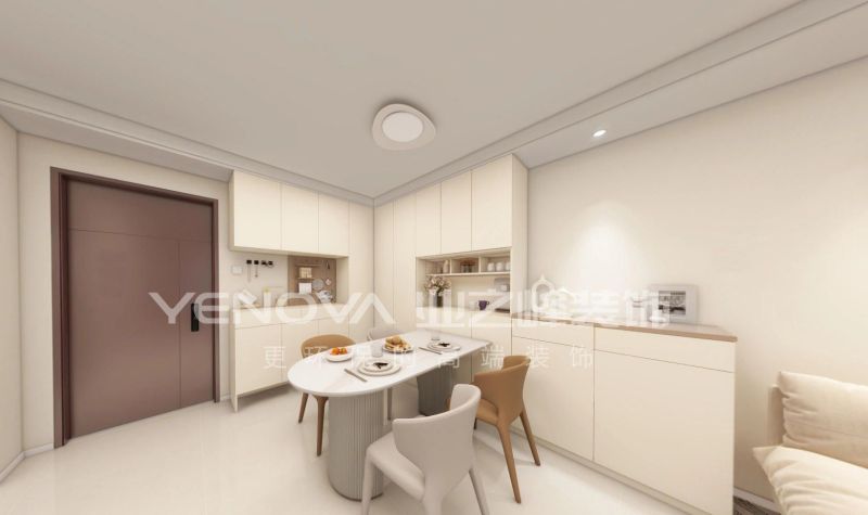 唐山金域蓝湾105平方米奶油风格装修效果案例|业之峰装饰 - 家居知识