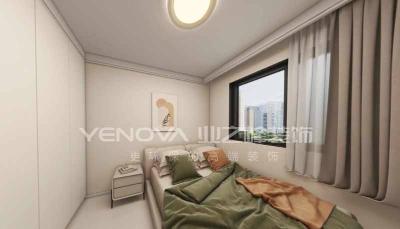 唐山金域蓝湾105平方米奶油风格装修效果案例|业之峰装饰 - 家居知识