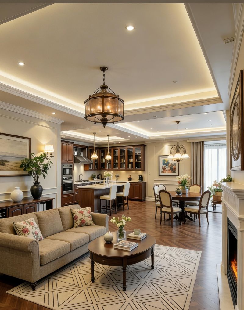 美式复古风的家，复古与温馨的完美融合