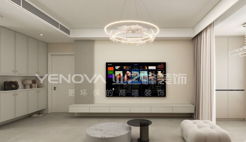 唐山万润壹号122㎡现代风格装修案例赏析 | 业之峰装饰打造品质家居