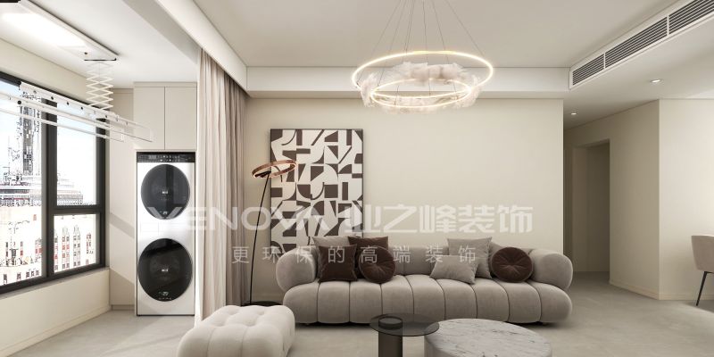 唐山万润壹号122平方米现代风格装修效果案例|业之峰装饰 - 家居知识