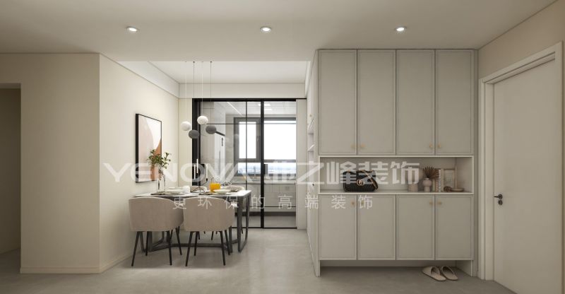 唐山万润壹号122平方米现代风格装修效果案例|业之峰装饰 - 家居知识