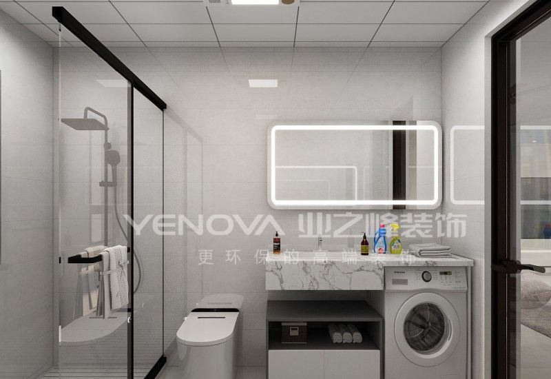 唐山禹洲凤凰府128平方米现代风格装修效果案例|业之峰装饰 - 家居知识