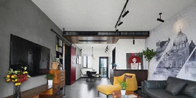 现代工业风新房装修惊艳朋友圈，引众人争相参观