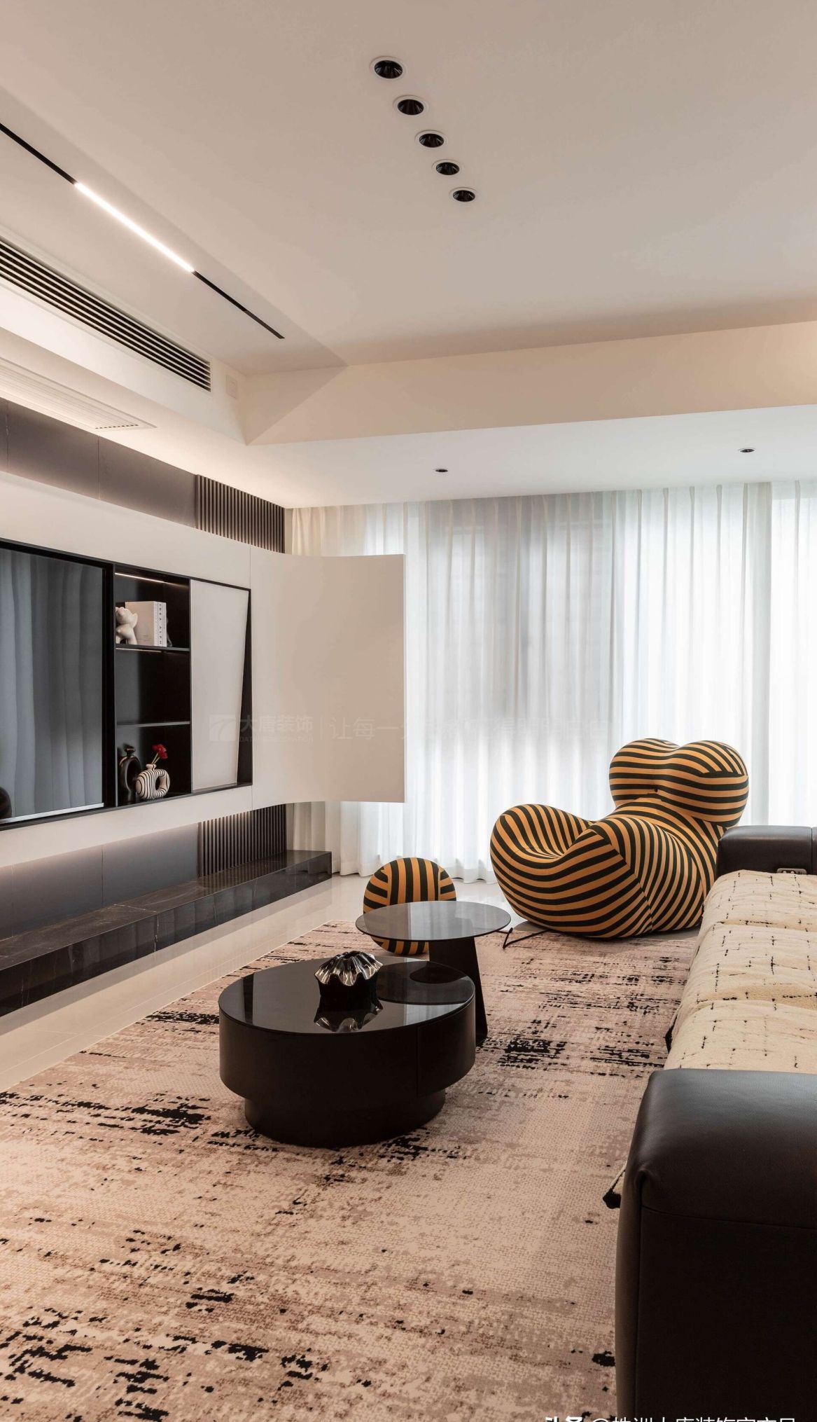 株洲装修设计：130㎡现代风格装修实景，不张扬，也不简单 - 家居知识