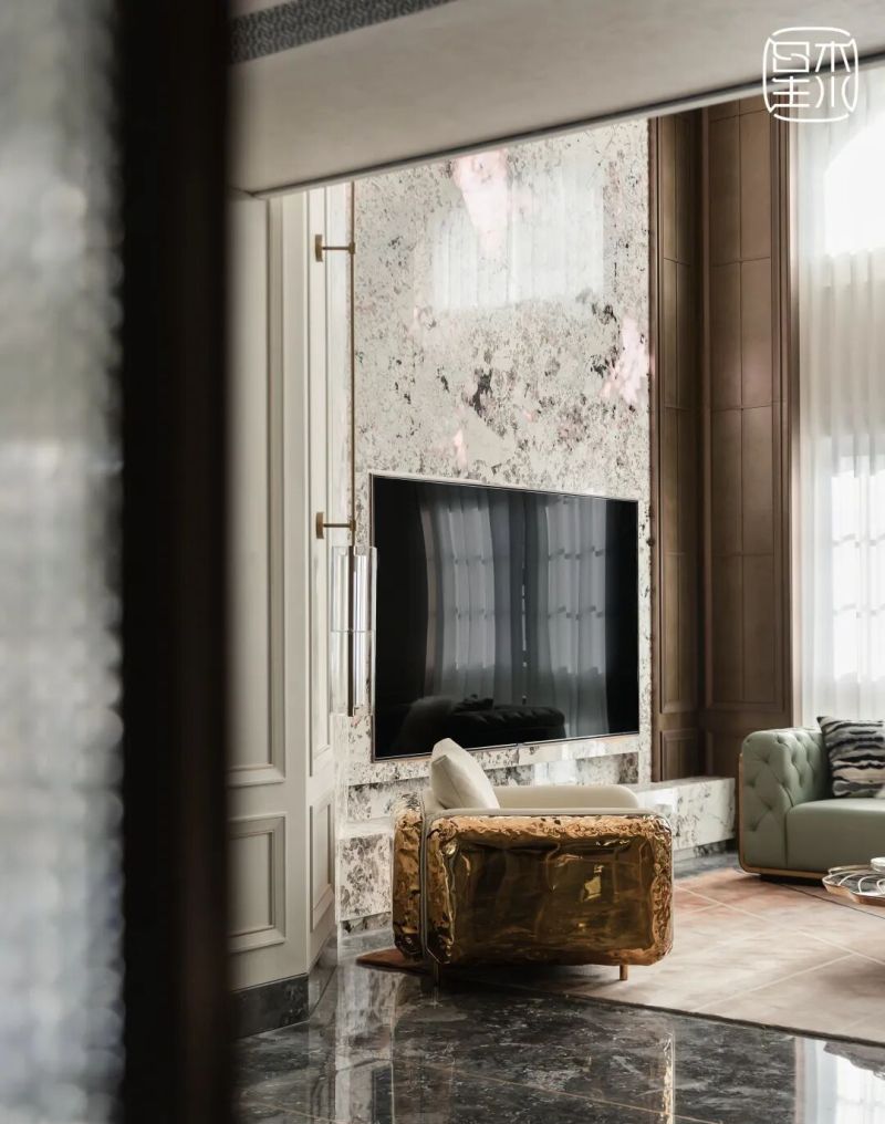 住在城市，却不被城市打扰：企业家夫妇的850㎡法式轻奢之家 - 家居知识