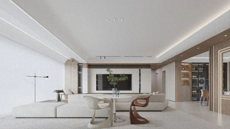 310㎡意式极简大宅，5房改3房打造全套房奢华体验