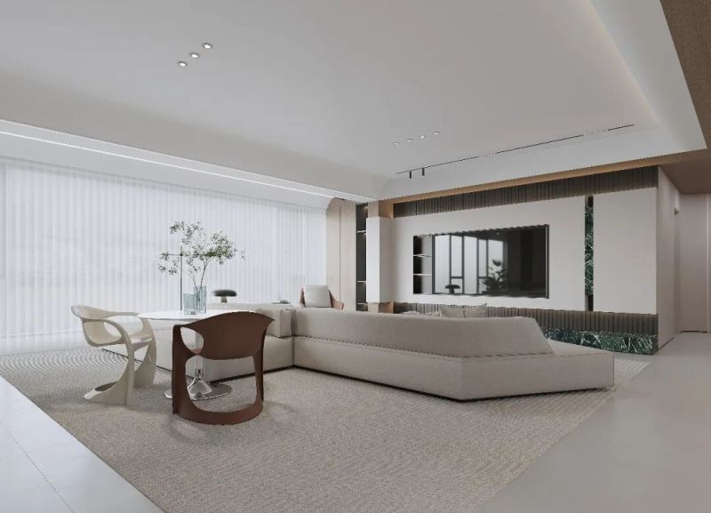 310㎡意式极简风格：5房改3房，每个房间都是大套间 - 家居知识