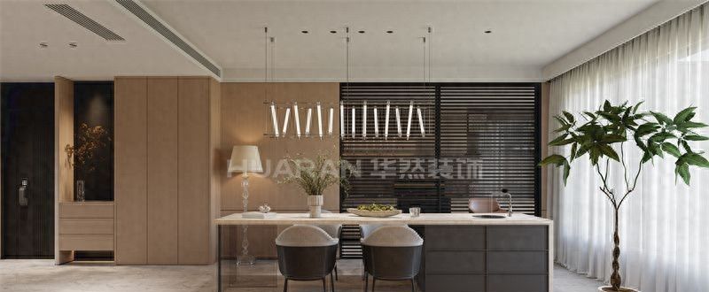 合肥高速时代公馆188㎡意式轻奢装修实景，高级灰调下的品质生活