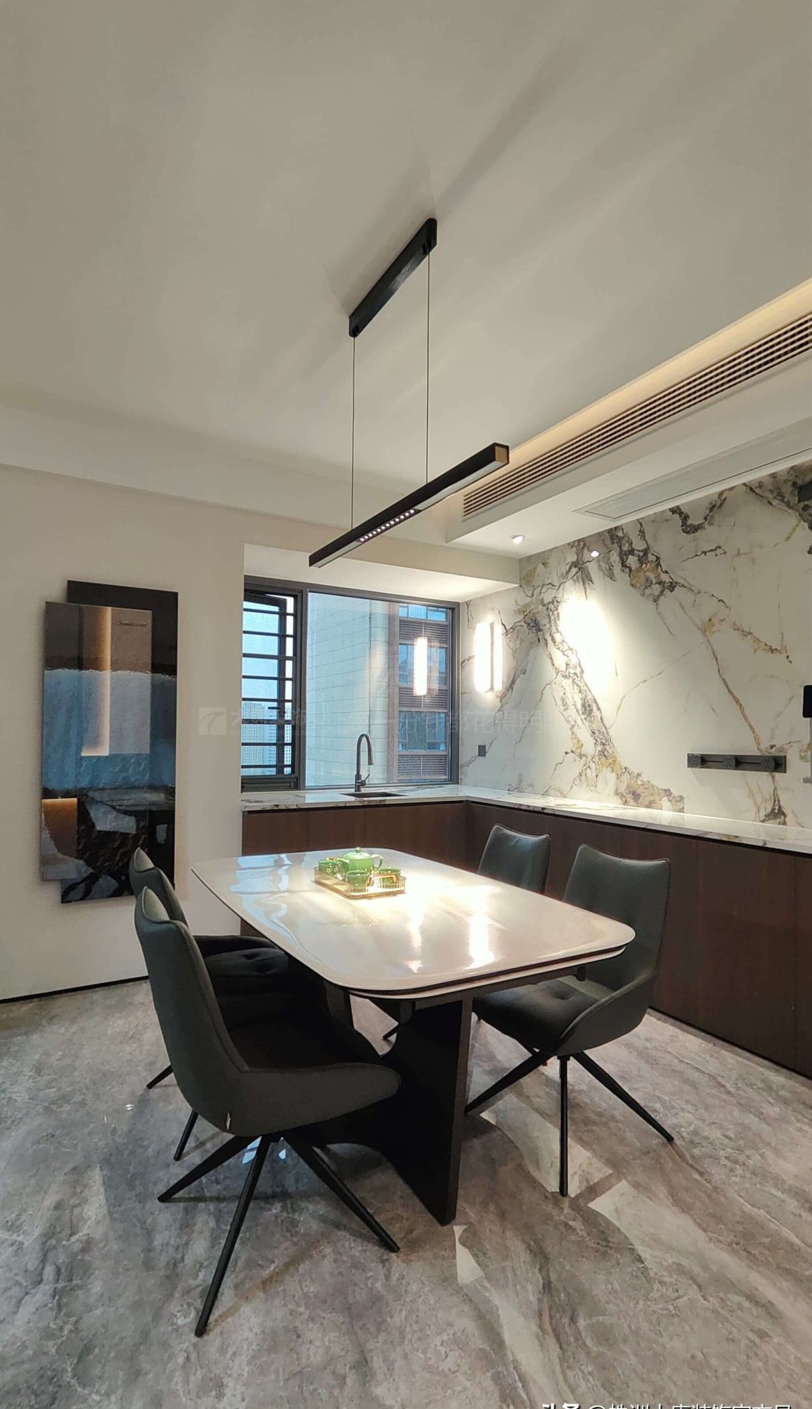 株洲装修实景：190㎡大平层意式风格，承载着生活的惬意和松弛 - 家居知识