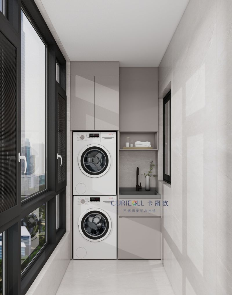 1.5米不锈钢阳台柜封神！抄作业指南