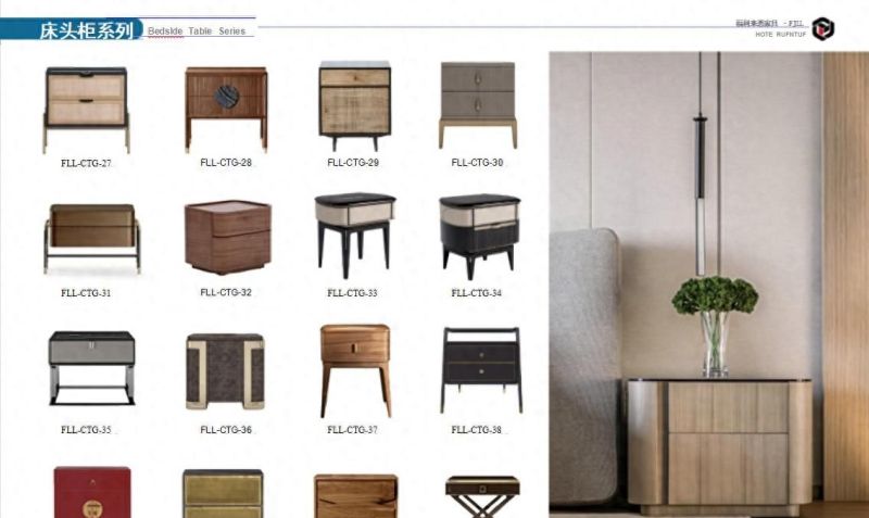 揭秘新中式、现代简约与轻奢客房床头柜定制工厂