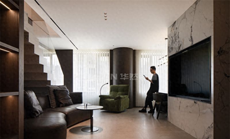 合肥文一豪门金地179㎡意式轻奢复式实景装修设计