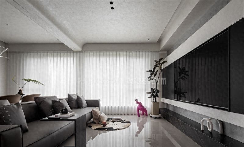 合肥建发雍龙府140㎡意式极简实景装修设计案例