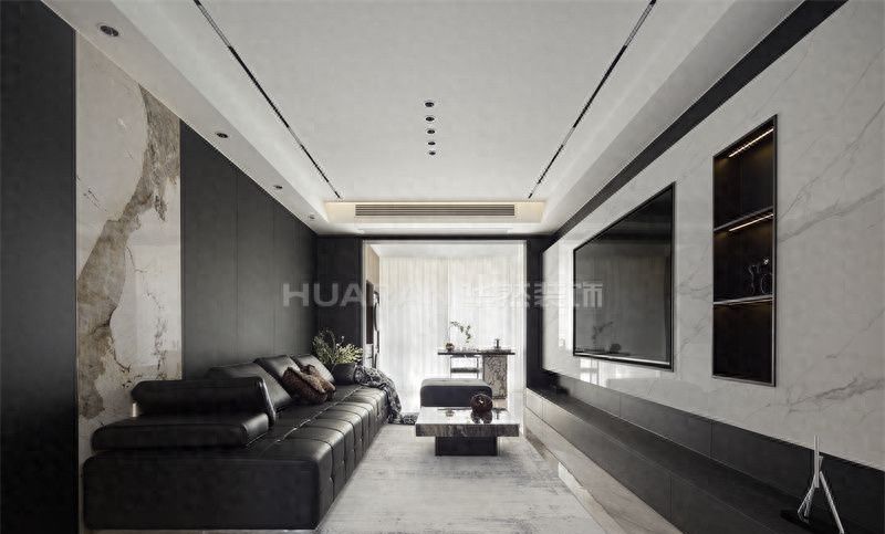 合肥新港雅苑115㎡现代意式风实景装修设计案例