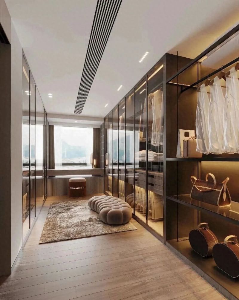 意式风衣帽间设计，打造高级感家居空间