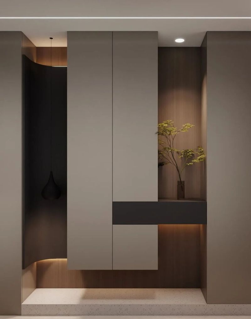 30款玄关鞋柜干货设计！小户型扩容，颜值收纳双在线 - 家居知识