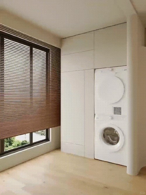 被网友家“洗衣柜抽拉”圈粉了！打开思路后，一点空间都不会浪费 - 家居知识