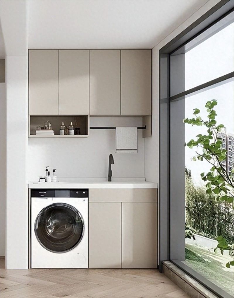 网友家洗衣柜抽拉设计太圈粉！巧妙利用空间不浪费