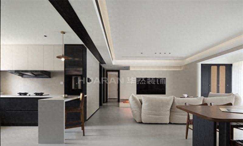 合肥润城中心165㎡轻法中古风实景装修设计案例