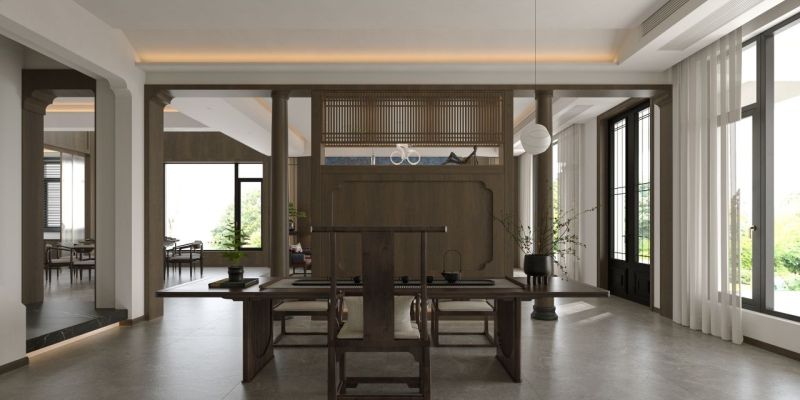 新中式大平层/别墅空间设计方案分享 · 客厅篇 - 家居知识