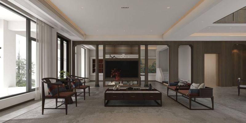 新中式大平层/别墅空间设计方案分享 · 客厅篇 - 家居知识