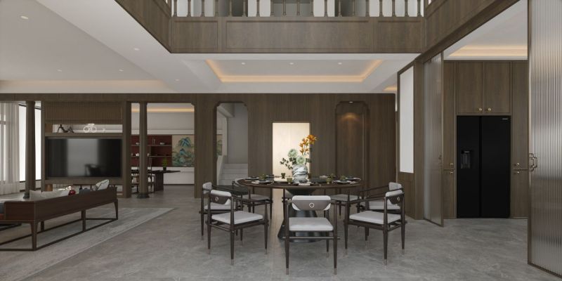 新中式大平层/别墅空间设计方案分享 · 客厅篇 - 家居知识