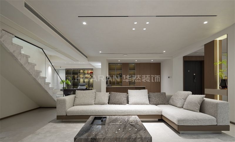 【实景】合肥保利拾光年280㎡现代新中式地复式装修设计 - 家居知识