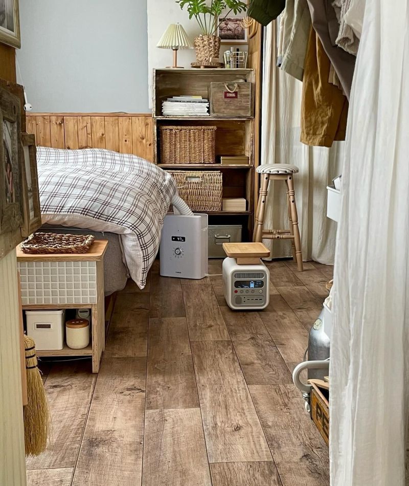 ins博主独居的森系阁楼，原木+藤编太治愈 - 家居知识