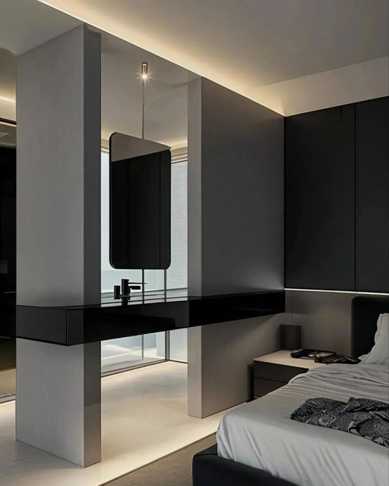 卧室隔断柜玄关柜设计合集 - 家居知识