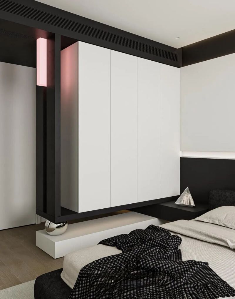 卧室隔断柜玄关柜设计合集 - 家居知识