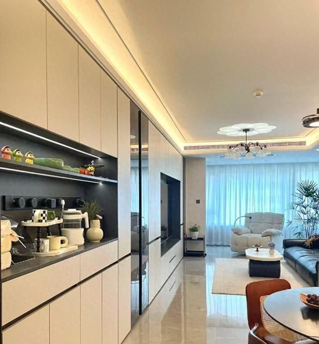 浙江一女子晒出120m²的家，仅电视柜就让无数人效仿，太高级了 - 家居知识