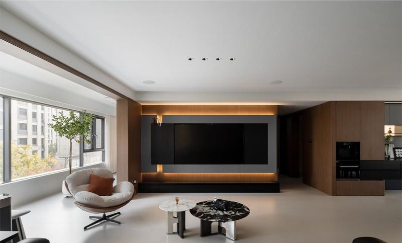 168㎡意式风：木的温润+黑的深邃，高级感藏在材质的对话里！ - 家居知识