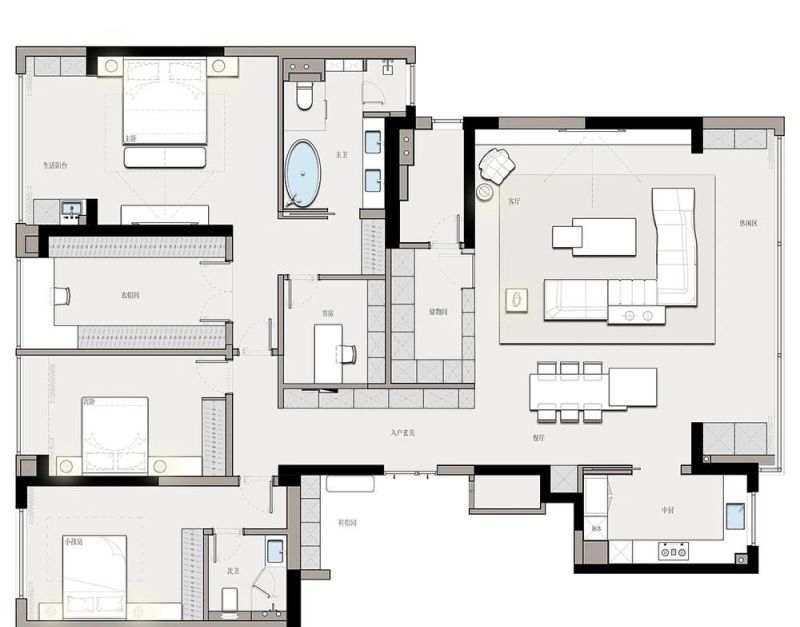 240㎡意式极简，身处都市，心归自然 - 家居知识