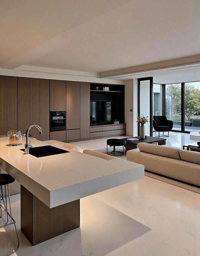 我的天这真是143㎡装完意式极简比豪宅还高级真不是刻意去夸张。 - 家居知识