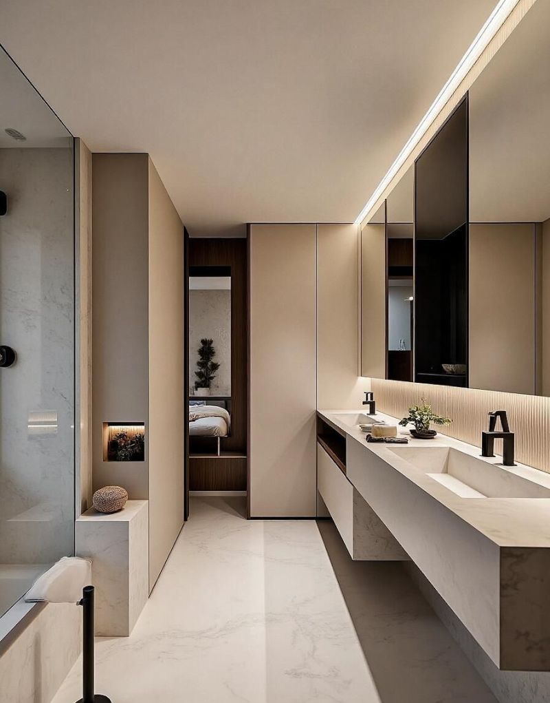 我的天这真是143㎡装完意式极简比豪宅还高级真不是刻意去夸张。 - 家居知识