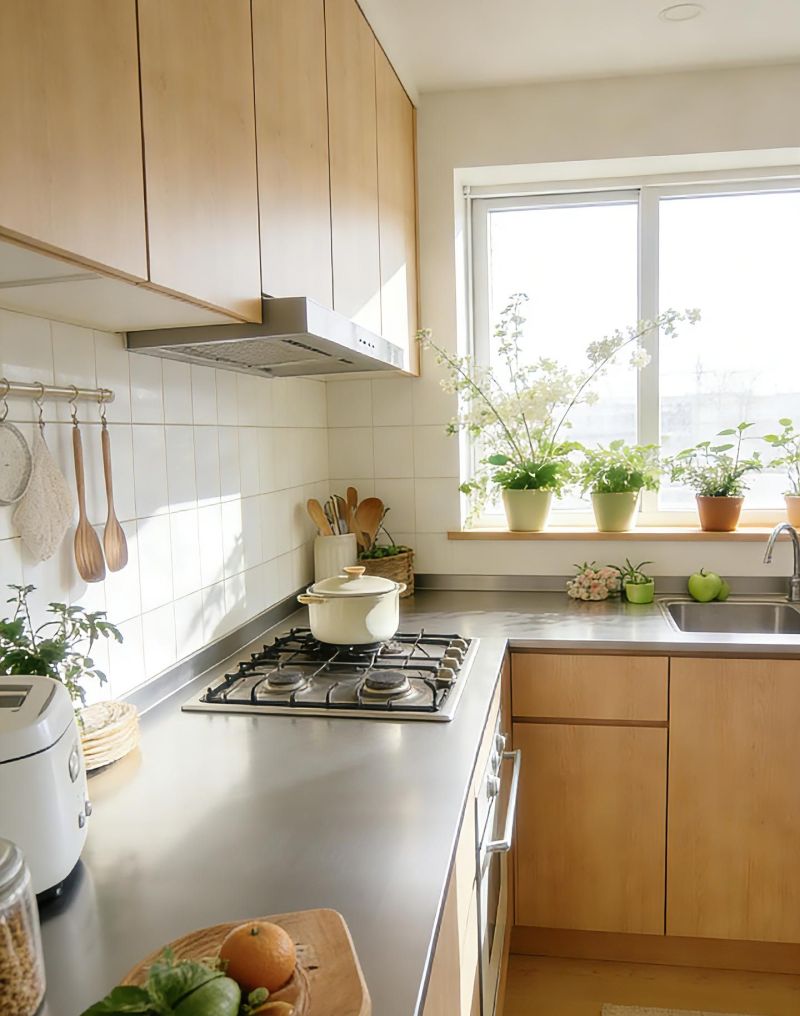 🌿 我的日式原木风厨房｜治愈系烟火气的浪漫 - 家居知识