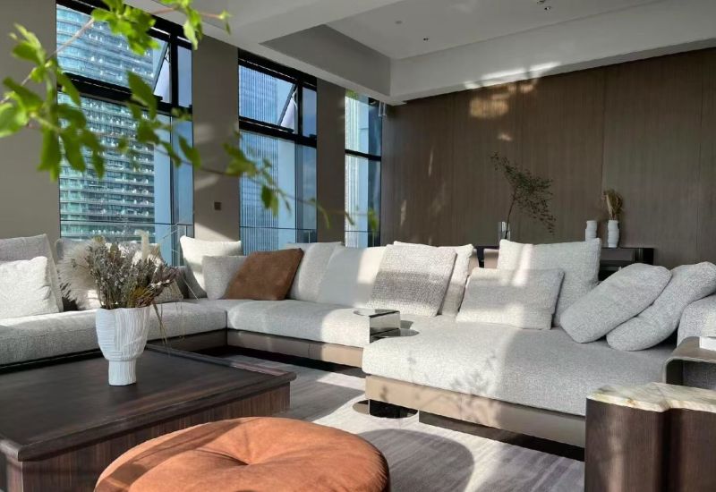 大平层极简风整家定制｜胡桃木+奶灰白，高级感拉满 - 家居知识