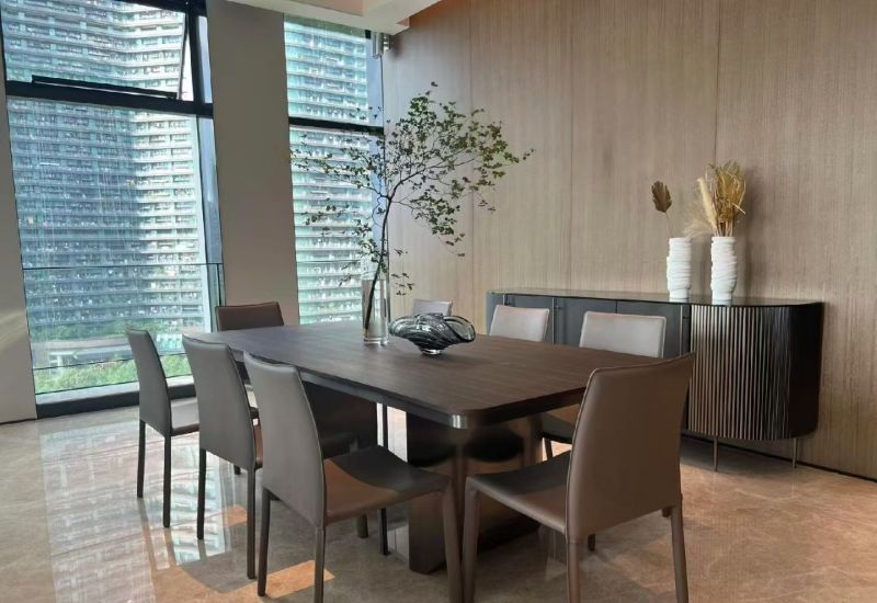 大平层极简风整家定制｜胡桃木+奶灰白，高级感拉满 - 家居知识